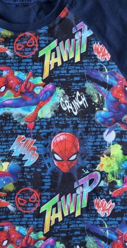 Tričko Spider-man - Velikost: 110, Materiál: 92% bavlna, 8% elastan
