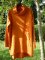 Dámské mikinové šaty oranžové